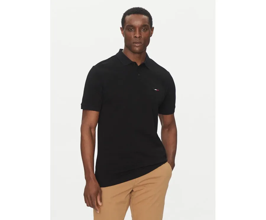 obrazek 1 Hechter Paris Polo Pique H-Eco 74004 151902 Czarny Regular Fit