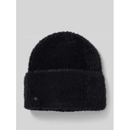 Zdjęcie Czapka beanie z imitacji dzianiny z dodatkiem wełny