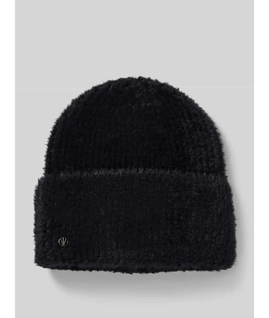 obrazek 1 Czapka beanie z imitacji dzianiny z dodatkiem wełny