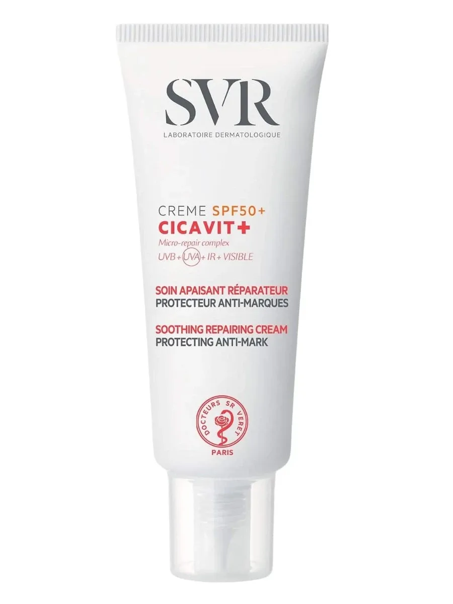 obrazek 1 SVR Cicavit+ Krem kojąco regenerujący SPF 50+ 40 ml