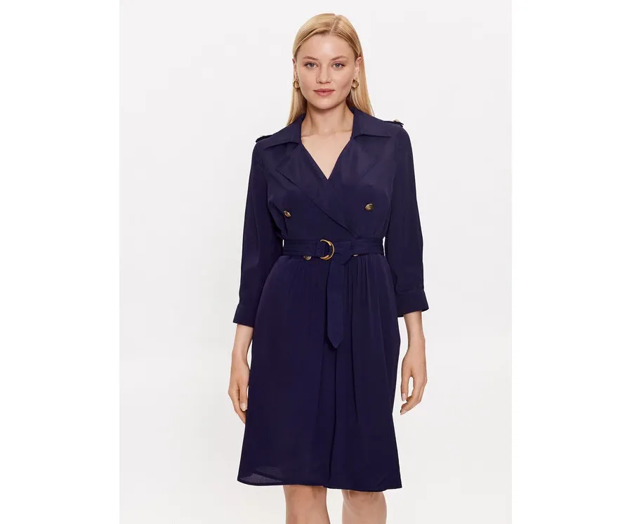 obrazek 1 Luisa Spagnoli Sukienka koszulowa Palau 539662 Granatowy Regular Fit