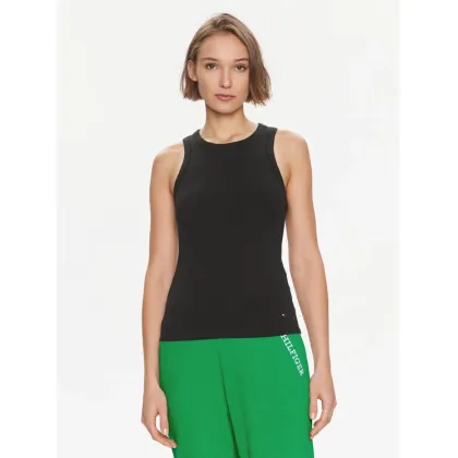 Zdjęcie Tommy Hilfiger Top WW0WW38635 Czarny Slim Fit