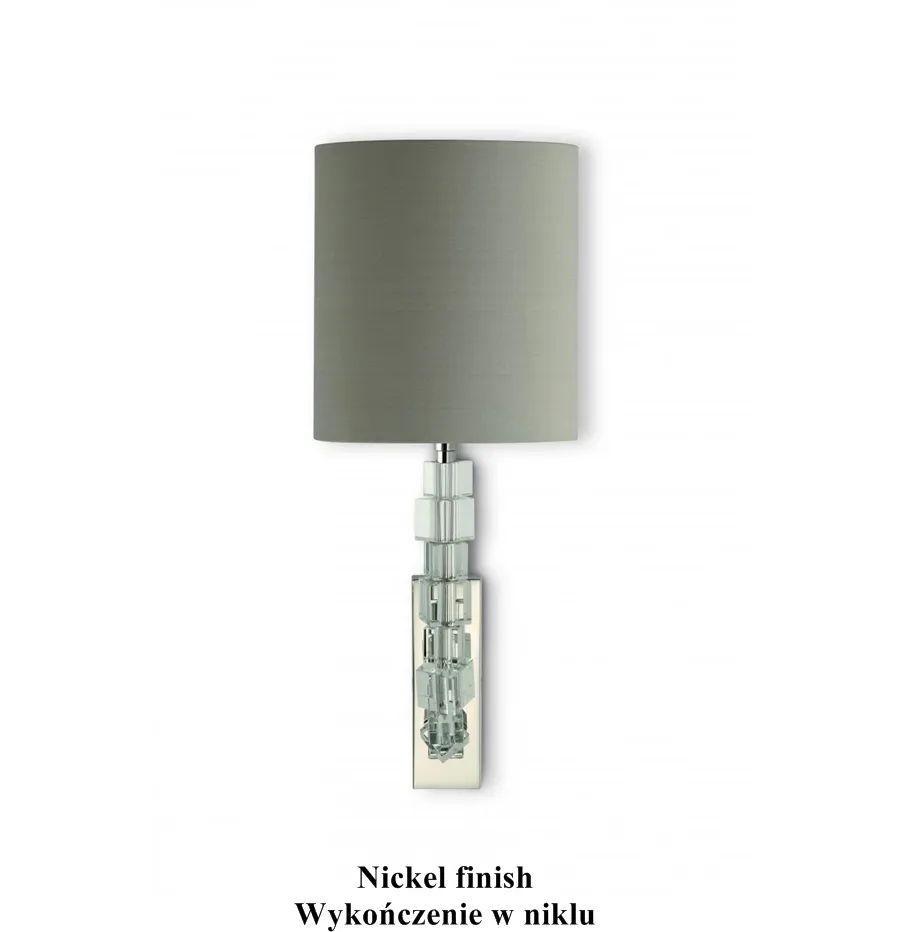 obrazek 4 Klasyczna lampa na ścianę z kryształkami - Luxury Products
