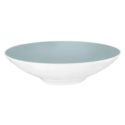 Zdjęcie Porcelanowy okrągły talerz do makaronu lub zupy 23 cm z Niemiec - Seltmann Weiden