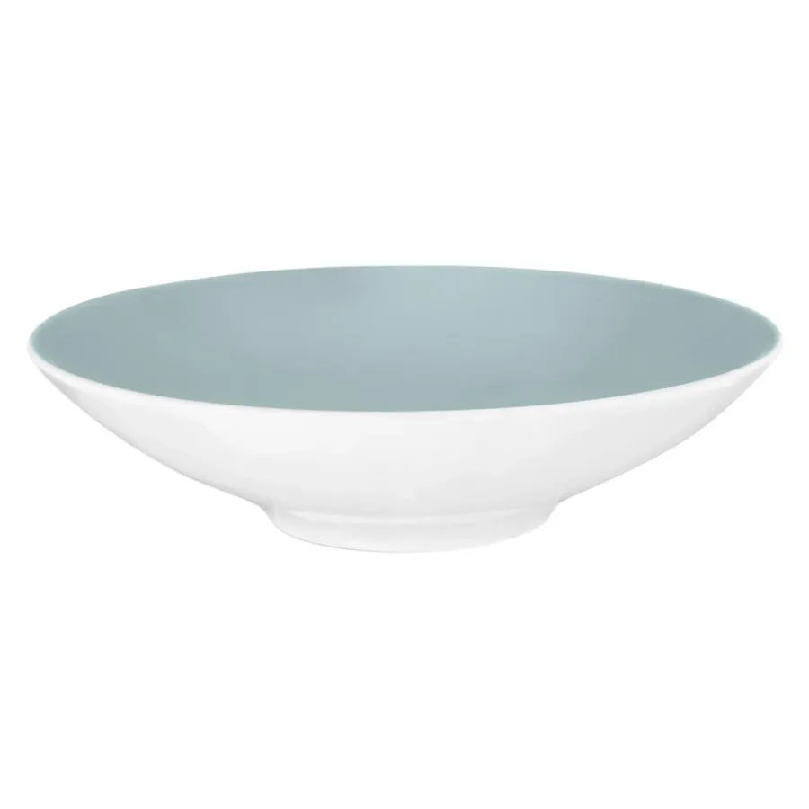 obrazek 1 Porcelanowy okrągły talerz do makaronu lub zupy 23 cm z Niemiec - Seltmann Weiden