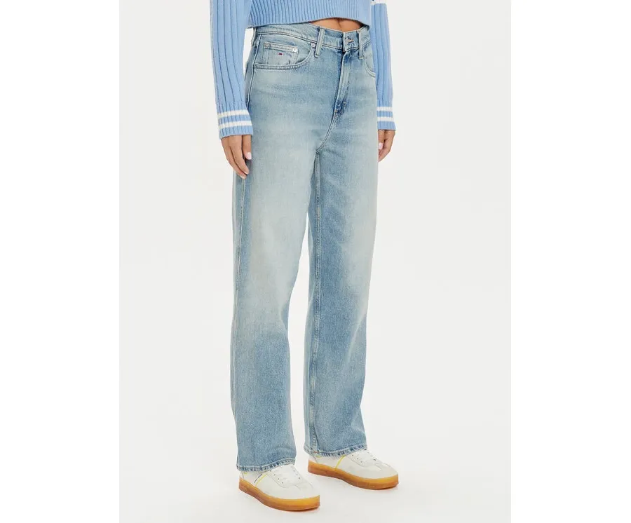 obrazek 1 Tommy Jeans Jeansy Betsy DW0DW19610 Niebieski Loose Fit