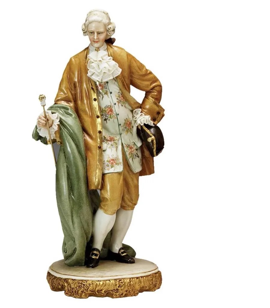 obrazek 1 Luksusowa figurka mężczyzny z porcelany