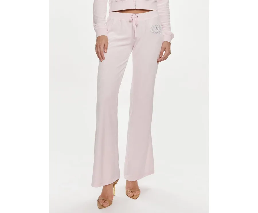 obrazek 1 Juicy Couture Spodnie dresowe Heritage Dog JCBBJ223814 Różowy Slim Fit