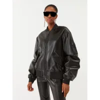 Zdjęcie Patrizia Pepe Kurtka z imitacji skóry 8O0095/E005-K103 Czarny Regular Fit