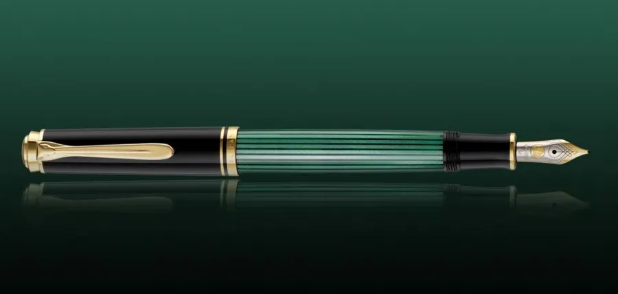 obrazek 3 Ekskluzywne pióro wieczne Pelikan Souverän 400 Black Green