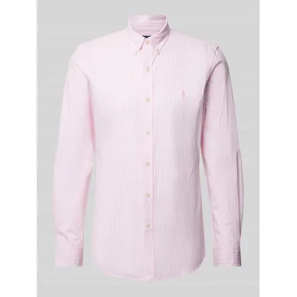 Zdjęcie Koszula casualowa o kroju slim fit z kołnierzykiem typu button down