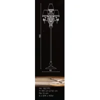Zdjęcie Lampa podłogowa z kolekcji „Pearl” z pięcioma światłami - Il Paralume Marina