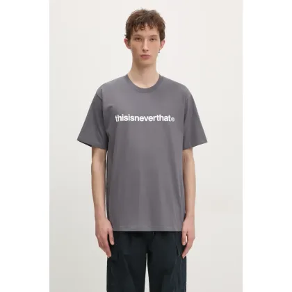 Zdjęcie thisisneverthat t-shirt T-Logo Tee męski kolor szary z nadrukiem TN243TTSST01