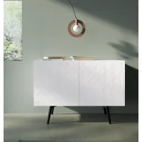 Picture Stylish ORIGAMI sideboard with 2 push-pull doors - Fratelli Mirandola