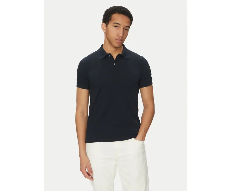 obrazek 1 Geox Polo M5511B T3240 F1624 Granatowy Regular Fit