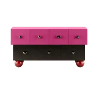 Picture A unique two-color chest of drawers