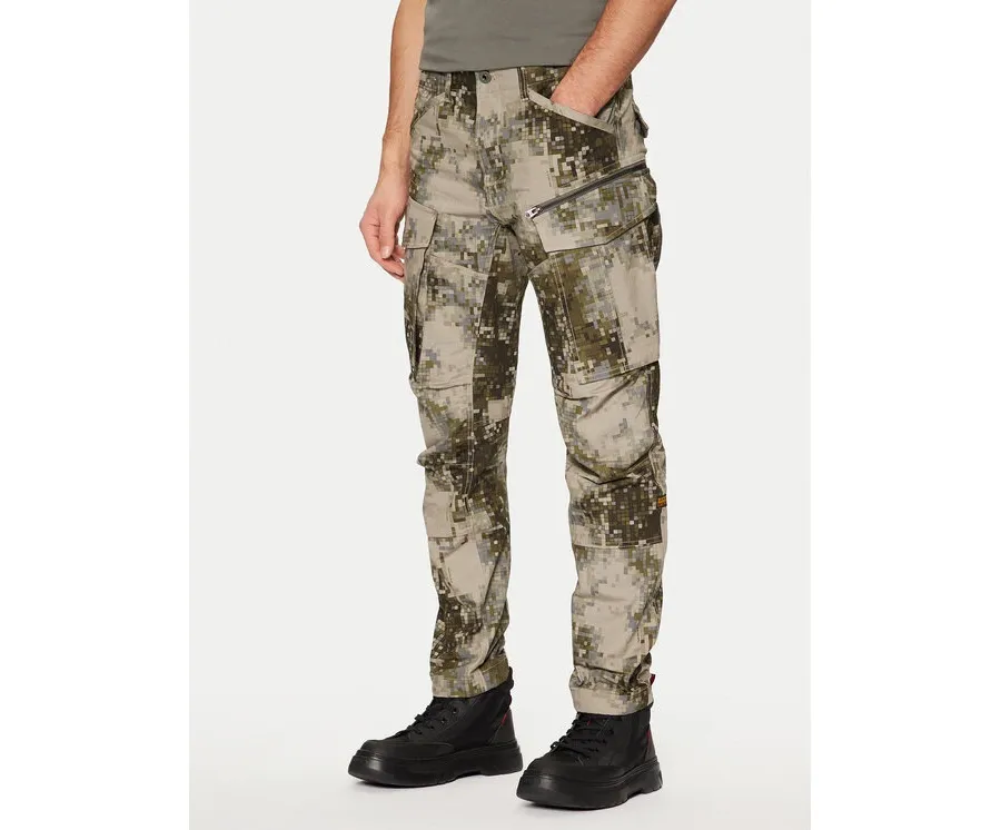 obrazek 1 G-Star Raw Spodnie materiałowe Rovic 3D D02190 G787 Khaki Tapered Fit