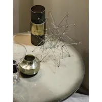 Zdjęcie Oryginalny okrągły stolik do salonu w stylu minimalistycznym