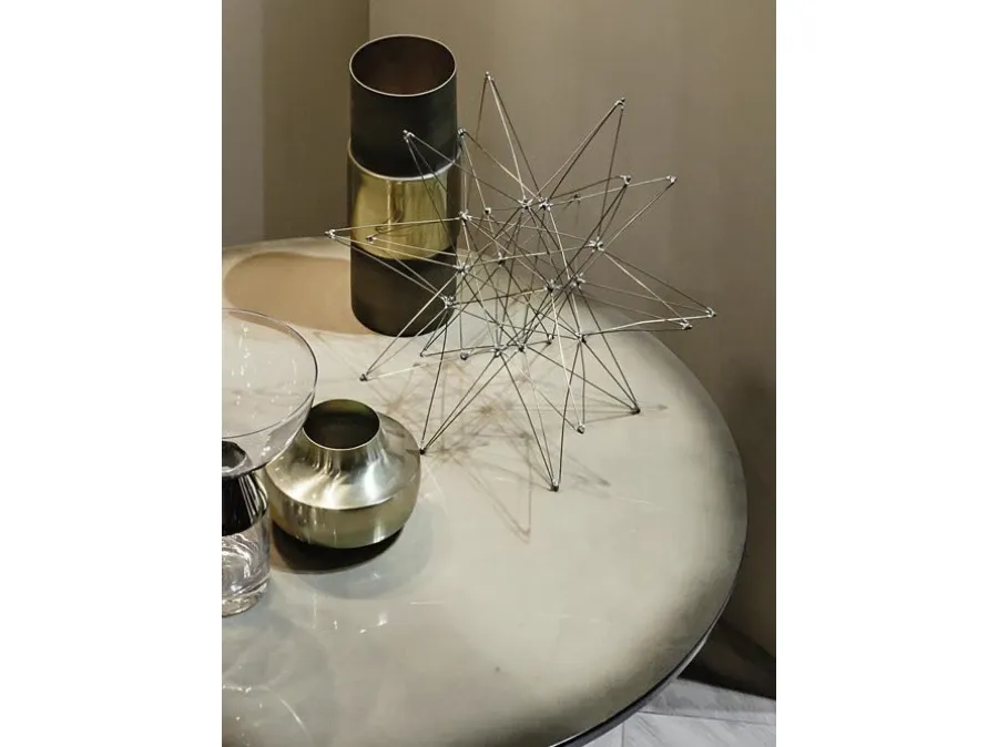 obrazek 1 Oryginalny okrągły stolik do salonu w stylu minimalistycznym