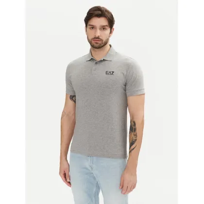 Zdjęcie EA7 Emporio Armani Polo 8NPF14 PJVQZ 3905 Szary Regular Fit