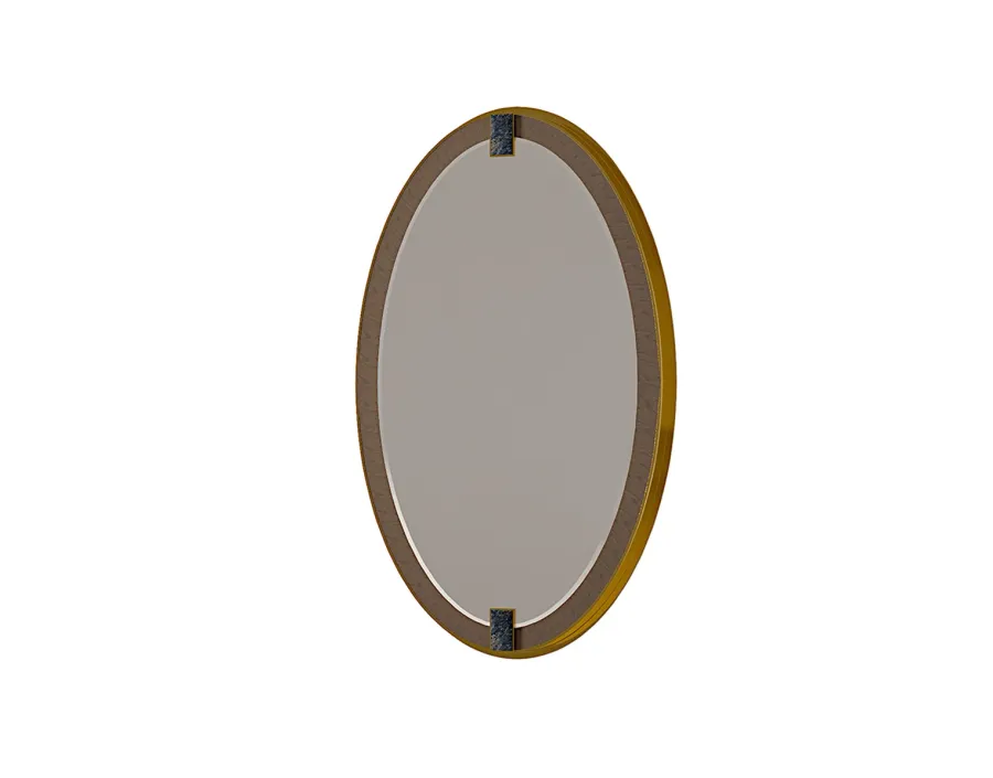 picture 1 Classic Italian prestigious oval mirror - Bianchini