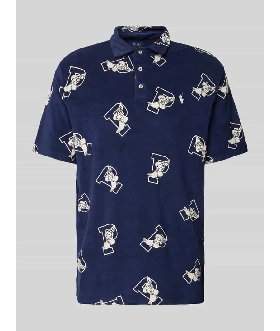 obrazek 1 Koszulka polo o kroju regular fit z nadrukiem z motywem model ‘TERRY’