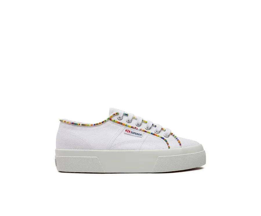 obrazek 1 Superga Tenisówki Multicolor Beads 2740 S4131FW Biały