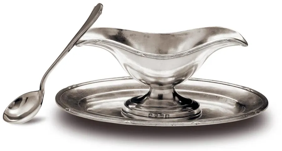 obrazek 5 Elegancka sosjerka z pewteru