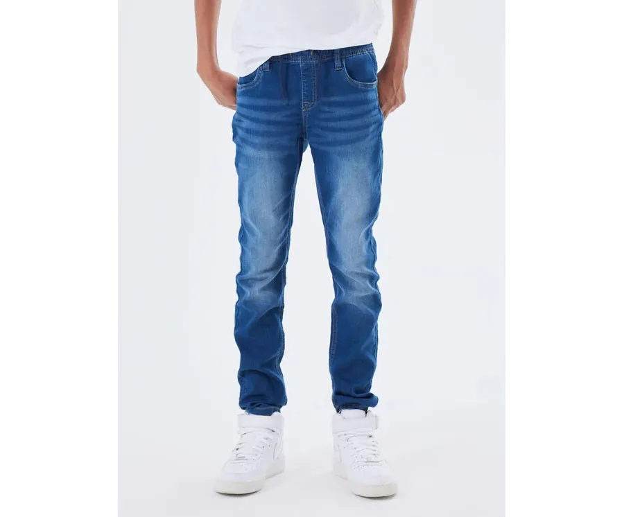 obrazek 1 NAME IT Jeansy Robin 13185212 Niebieski Slim Fit