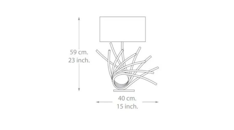 obrazek 2 Ekskluzywna lampa ozdobna na biurko gabinetowe
