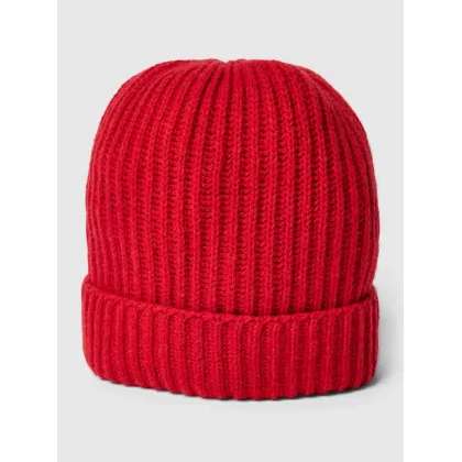Zdjęcie Czapka beanie z efektem prążkowania model ‘Carlo’