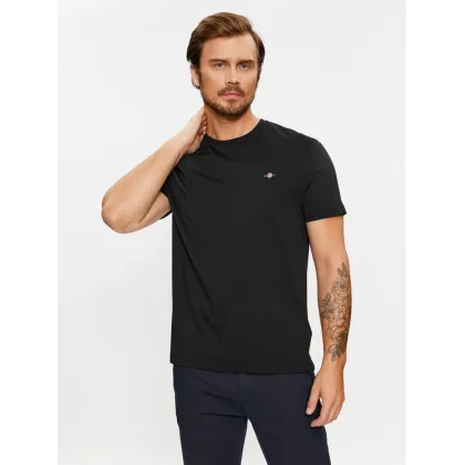 Zdjęcie Gant T-Shirt Shield 2003184 Czarny Regular Fit