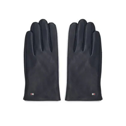 Zdjęcie Tommy Hilfiger Rękawiczki Męskie Essential Flag Leather Gloves AM0AM11482 Granatowy