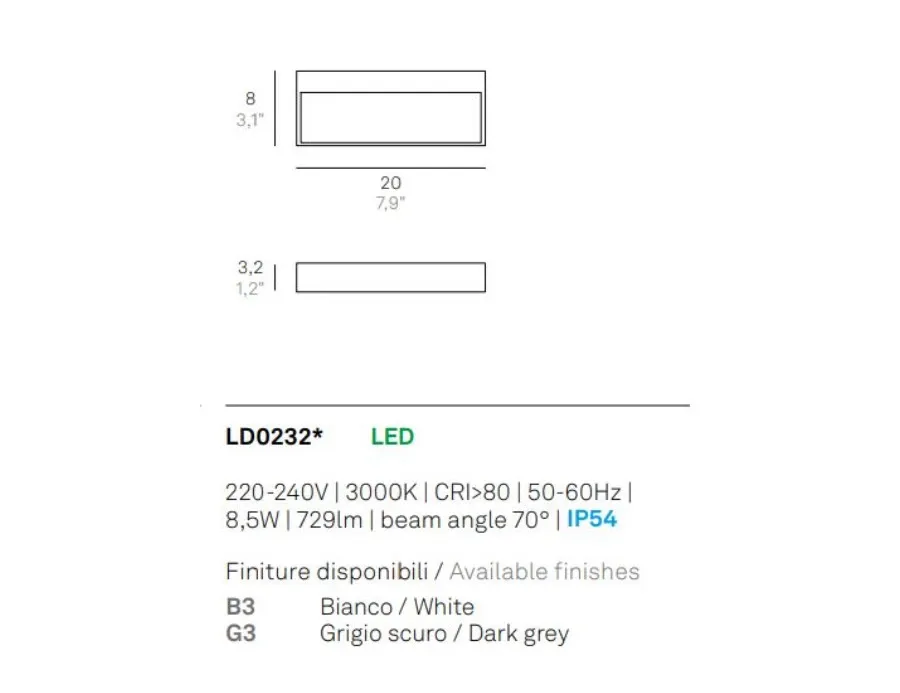 obrazek 2 Aluminiowa lampa ścienna Bottom LED
