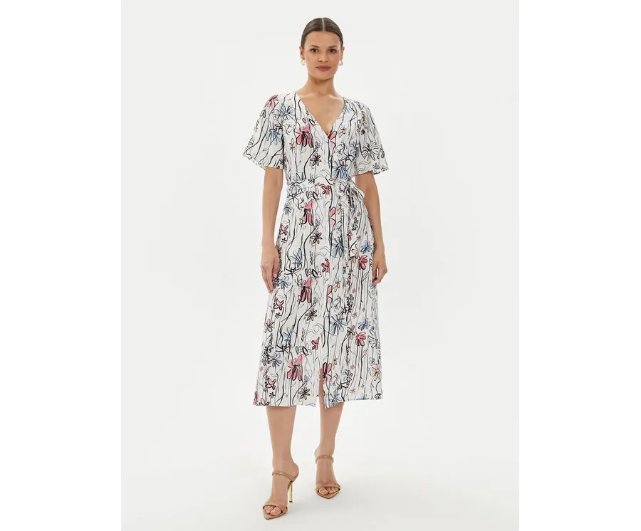 obrazek 1 Desigual Sukienka letnia Camisero 24WWVWXA Kolorowy Regular Fit