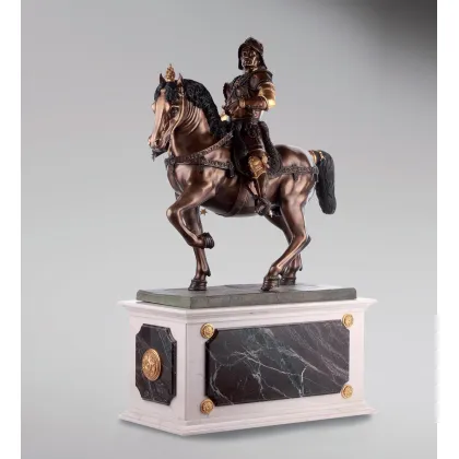 Picture Bronze sculpture of Bartolomeo Colleoni on horseback - Fonderia Artistica Ruocco