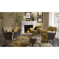 Zdjęcie Fantastyczna włoska sofa, fotel i pufa od włoskiej marki