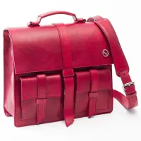 Picture Stylish briefcase made of Italian leather - Ikunico