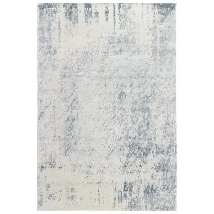 Picture Elegant white-gray exclusive 3D carpet - SENSES CLOUDBURST 7071