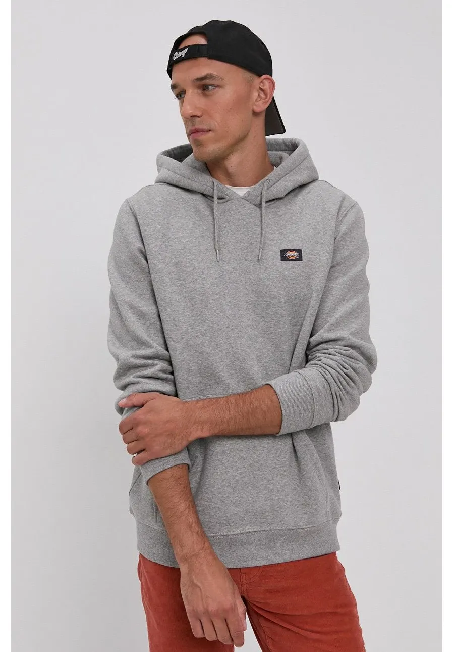 obrazek 1 Dickies Bluza męska kolor szary gładka DK0A4XCDGYM-GREYMELANG