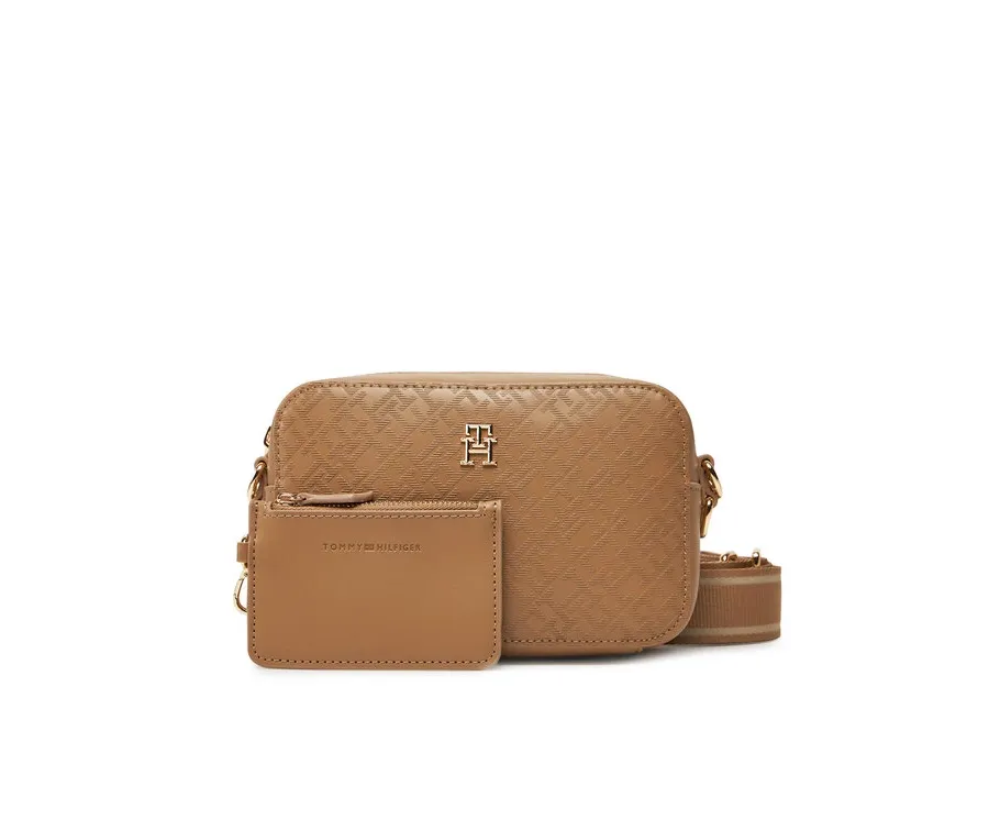 obrazek 1 Tommy Hilfiger Torebka Th Distinct Camera Bag Mono AW0AW17221 Brązowy