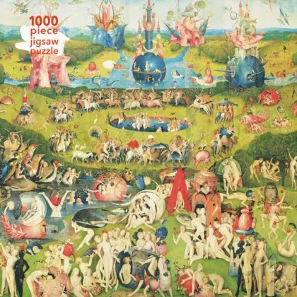 Zdjęcie Puzzle dla dorosłych Hieronymus Bosch: Ogród ziemskich rozkoszy - Flame Tree Publishing