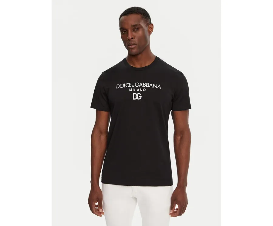 obrazek 1 Dolce&Gabbana T-Shirt G8PD7Z G7B9X Czarny Regular Fit