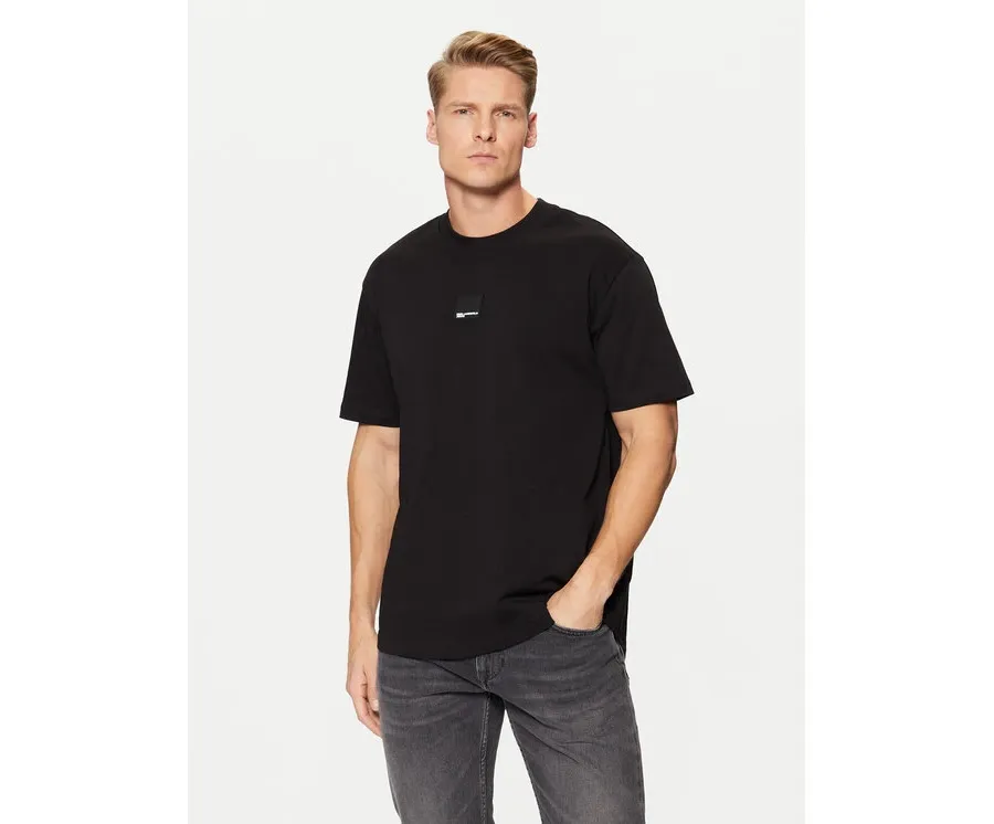 obrazek 1 Karl Lagerfeld Jeans T-Shirt A1M17011 Czarny Relaxed Fit