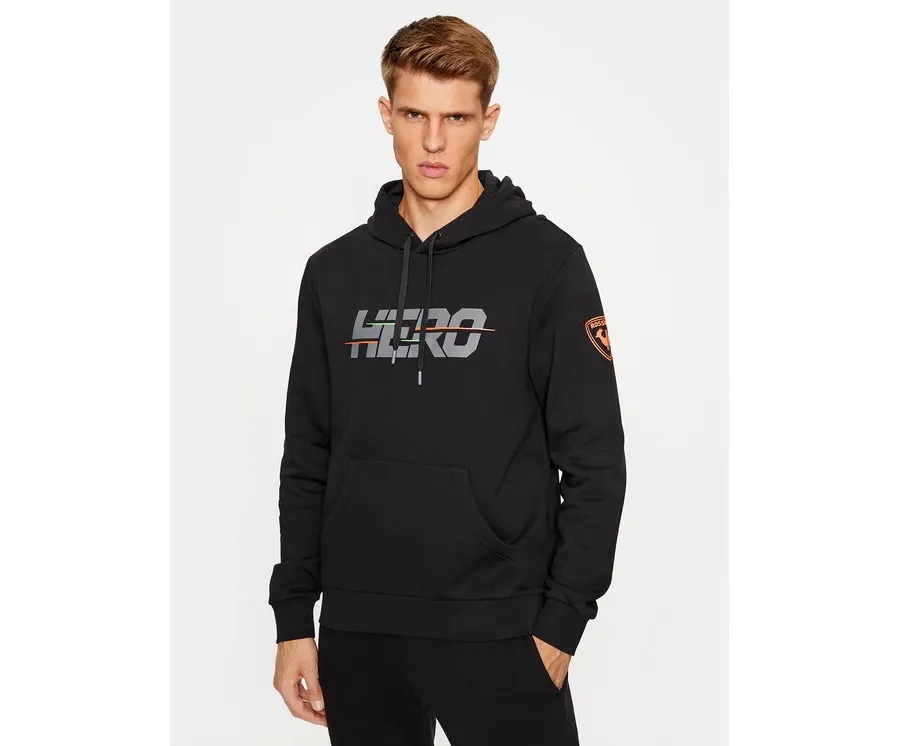 obrazek 1 Rossignol Bluza Hero Hoodie RLMMS11 Czarny Regular Fit