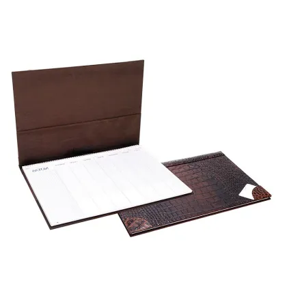 Picture Solid Ubrique leather desk pad - Absolute Breton
