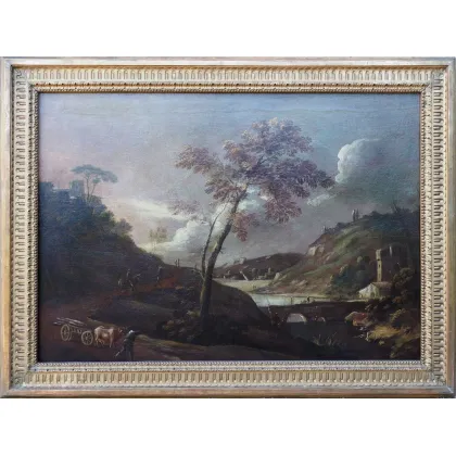 Picture A phenomenal antique painting from the 18th century
