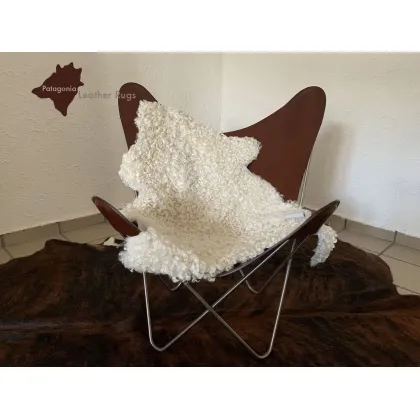 Zdjęcie Fantastyczny dywan ze skóry owczej Gotland - 105x80 cm