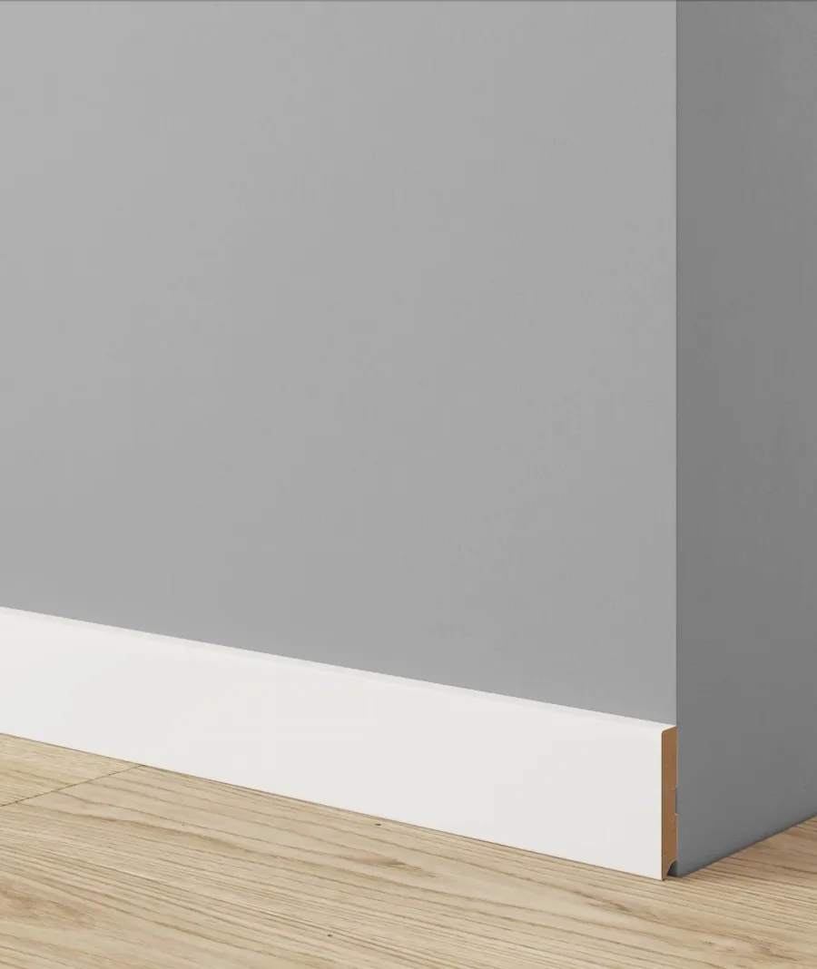obrazek 1 275 x 8 x 1,6 cm LD Listwa przypodłogowa MDF (biały) 2,75 mb
