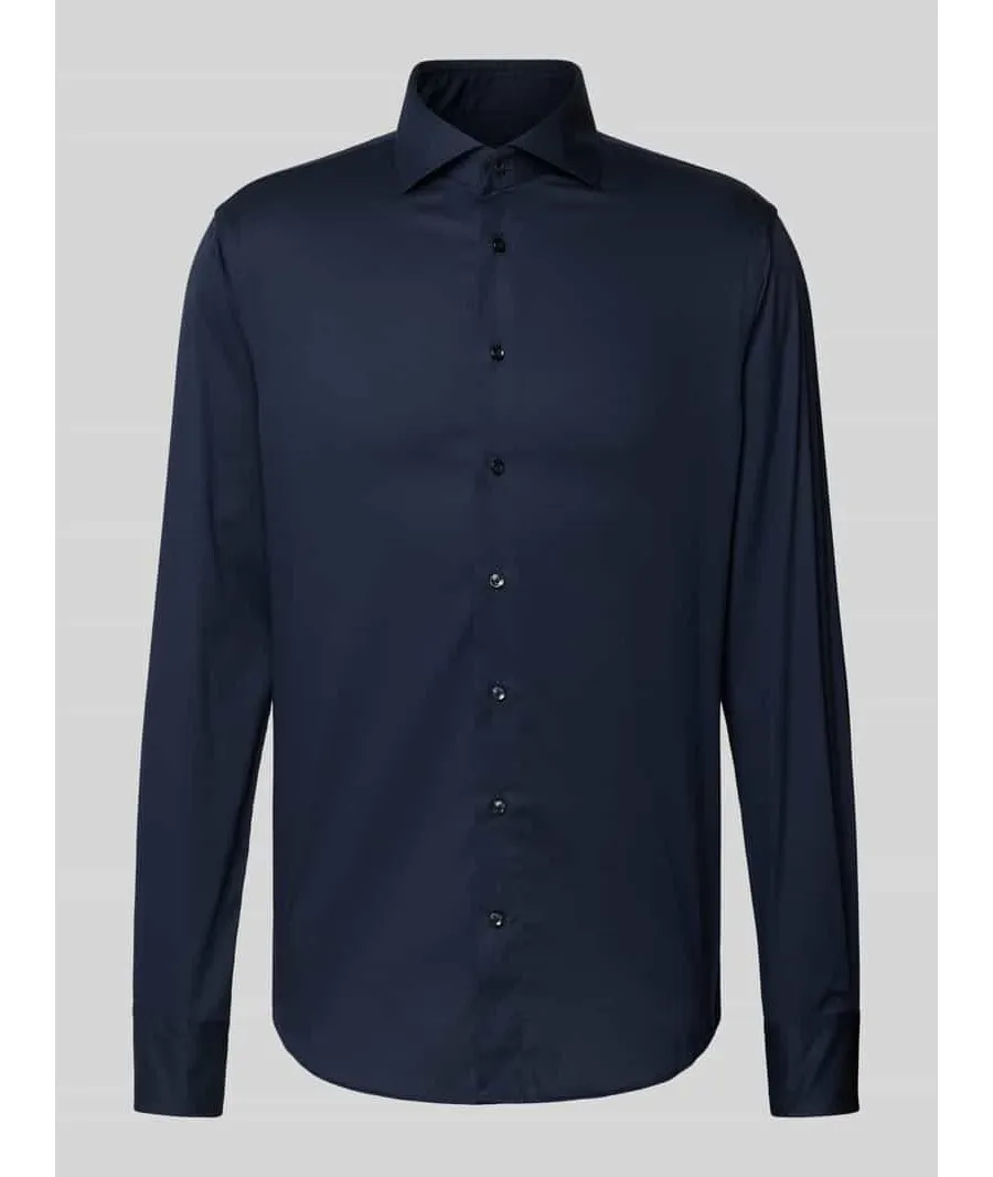 obrazek 1 Koszula biznesowa o kroju slim fit z diagonalu